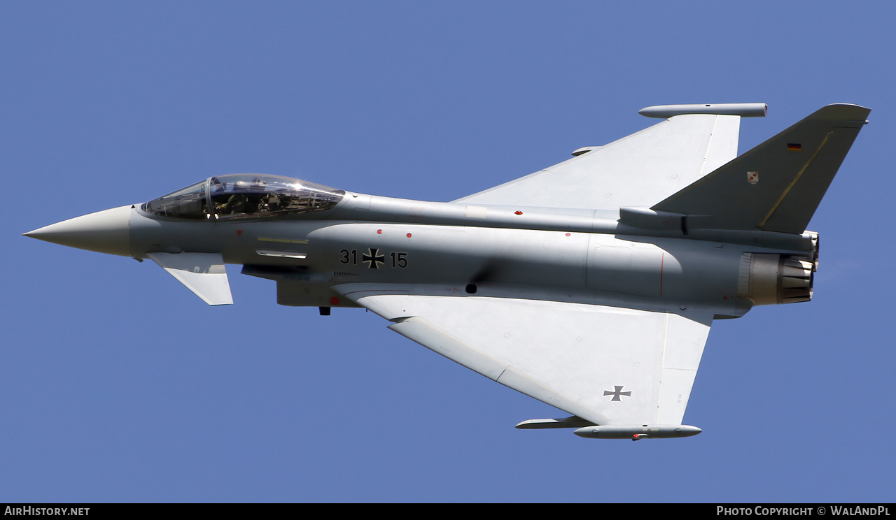 Aircraft Photo of 3115 | Eurofighter EF-2000 Typhoon S | Germany - Air Force | AirHistory.net #697558