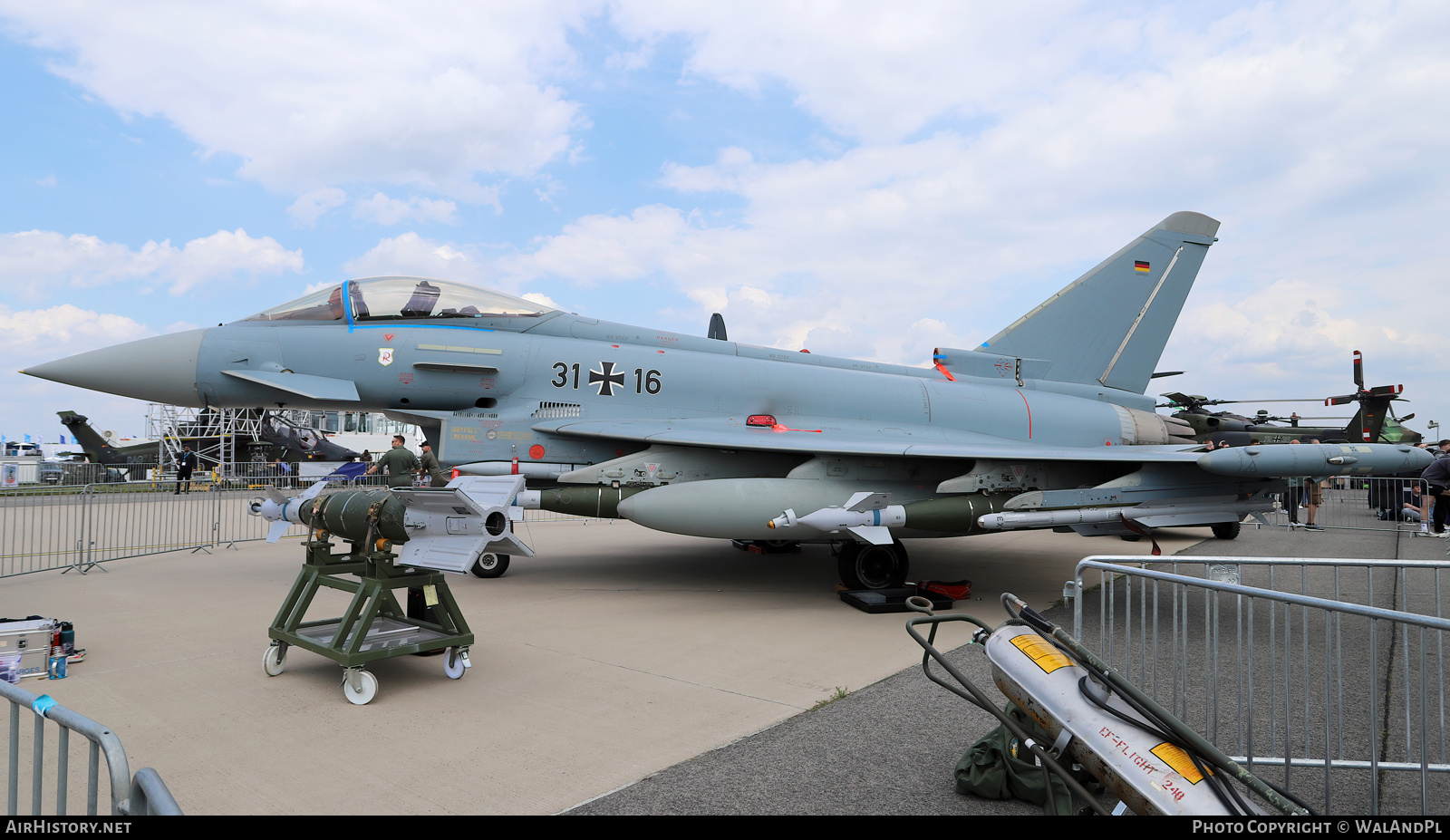 Aircraft Photo of 3116 | Eurofighter EF-2000 Typhoon S | Germany - Air Force | AirHistory.net #697569