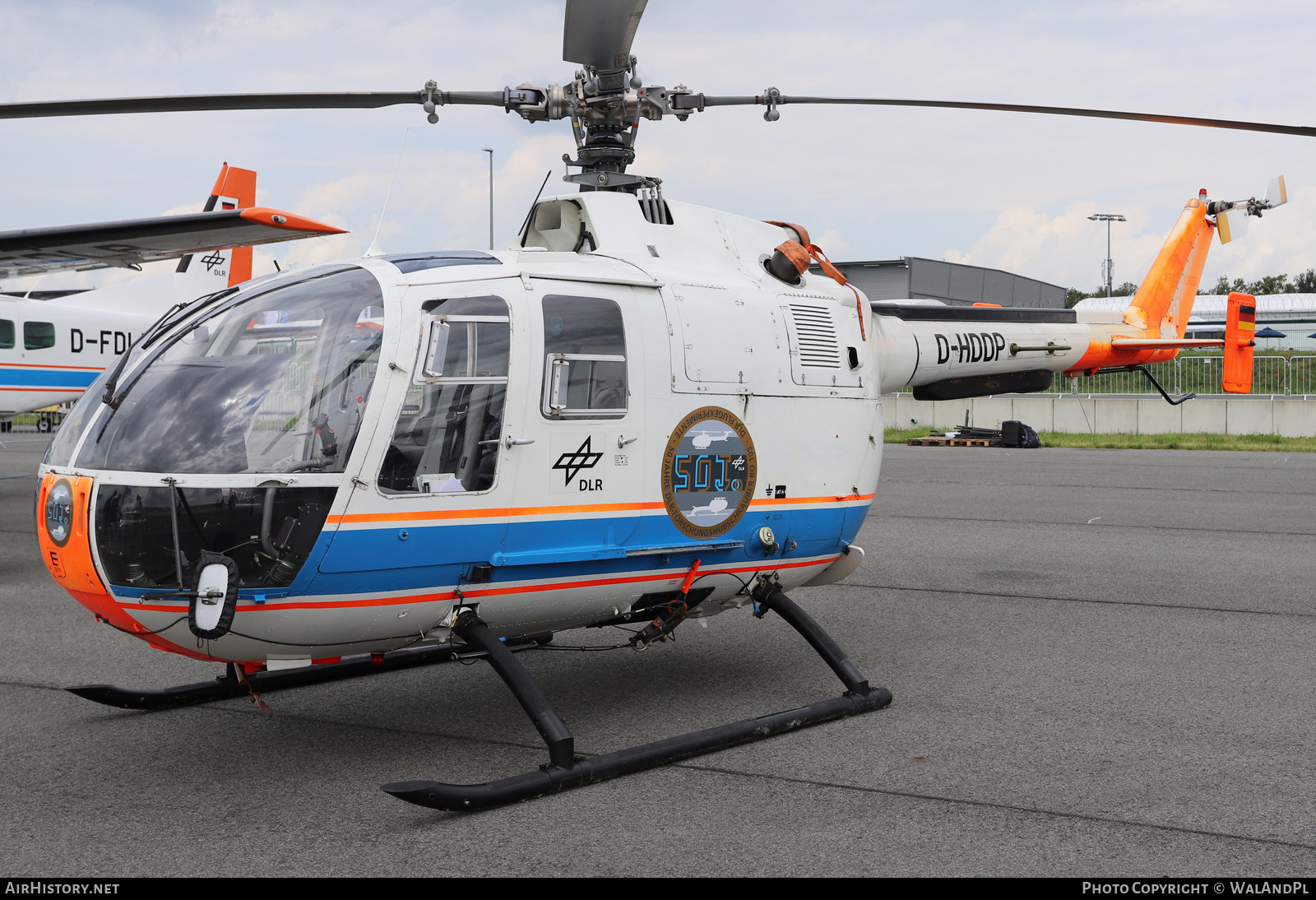 Aircraft Photo of D-HDDP | MBB BO-105C | DLR - Deutsches Zentrum für Luft- und Raumfahrt | AirHistory.net #697578
