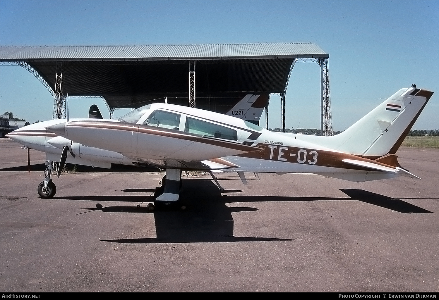 Aircraft Photo of TE-03 | Cessna 310R | Paraguay - Army | AirHistory.net #697587
