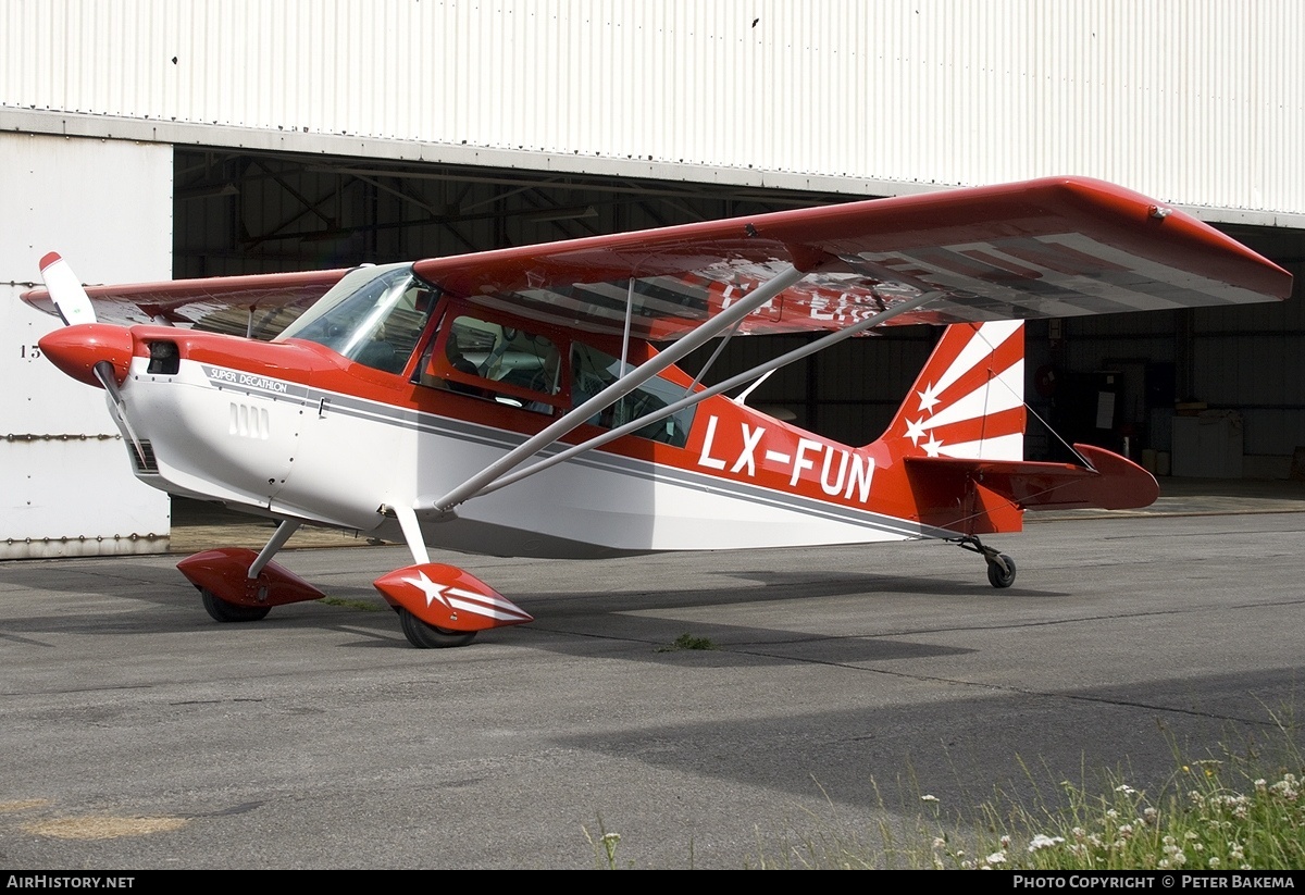Aircraft Photo of LX-FUN | American Champion 8KCAB-180 Super Decathlon | AirHistory.net #697590
