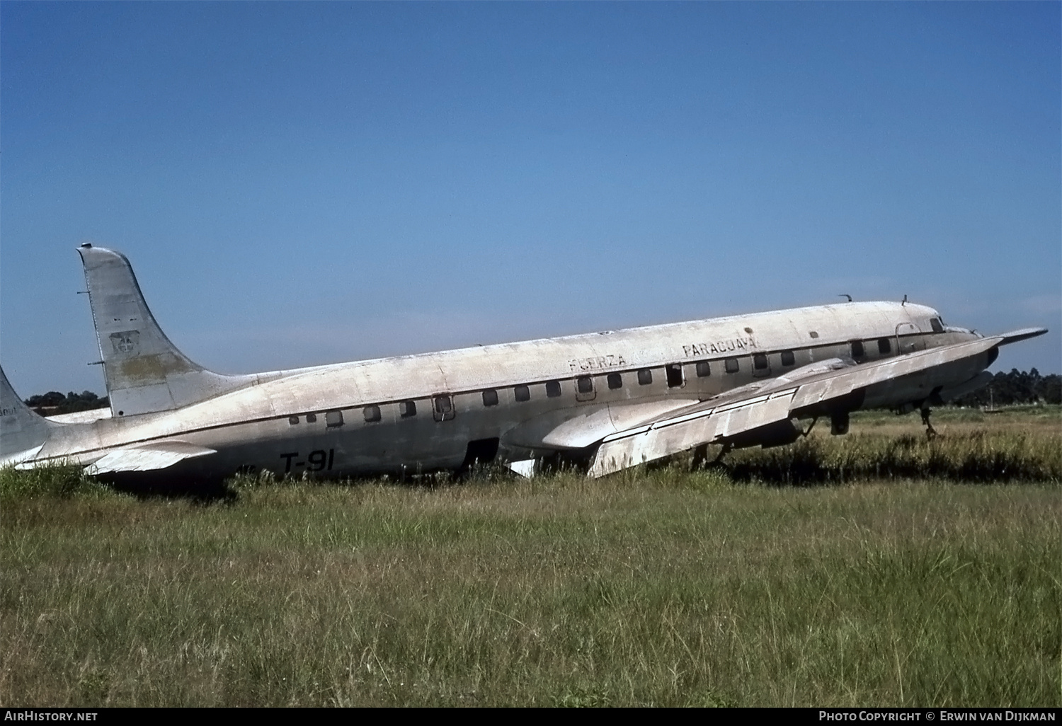 Aircraft Photo of T-91 | Douglas DC-6B | Paraguay - Air Force | AirHistory.net #697593