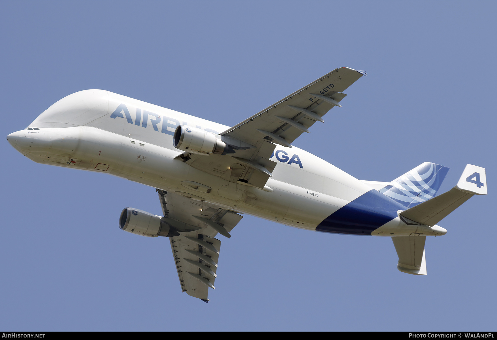 Aircraft Photo of F-GSTD | Airbus A300B4-608ST Beluga (Super Transporter) | Airbus Beluga Transport | AirHistory.net #697615
