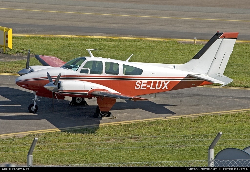 Aircraft Photo of SE-LUX | Beech B55 Baron (95-B55) | AirHistory.net #697619