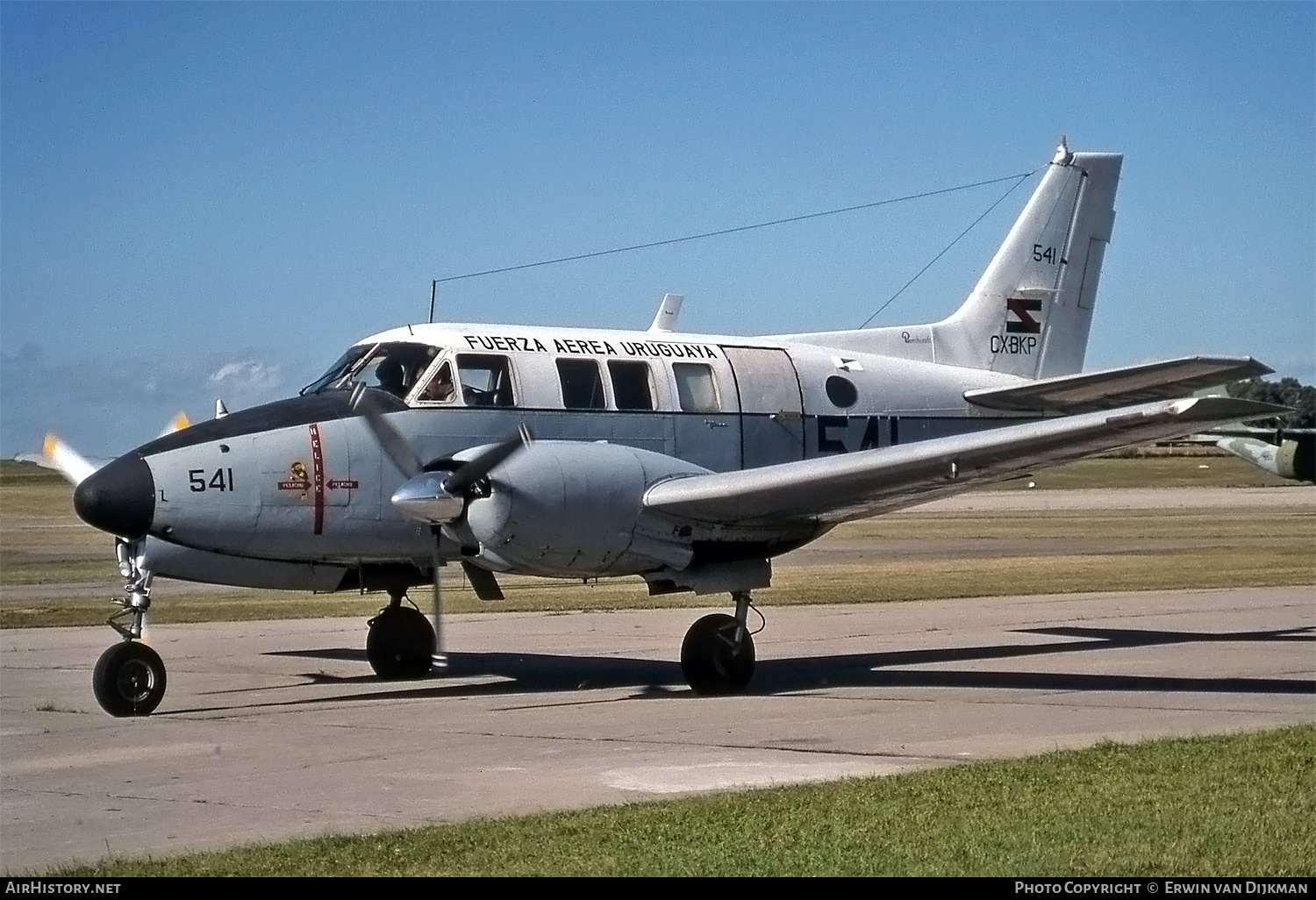 Aircraft Photo of 541 / CX-BKP | Beech U-8F Seminole (65) | Uruguay - Air Force | AirHistory.net #697642