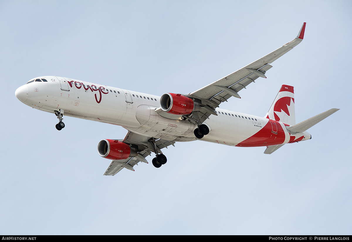 Aircraft Photo of C-FJOK | Airbus A321-211 | Air Canada Rouge | AirHistory.net #697646