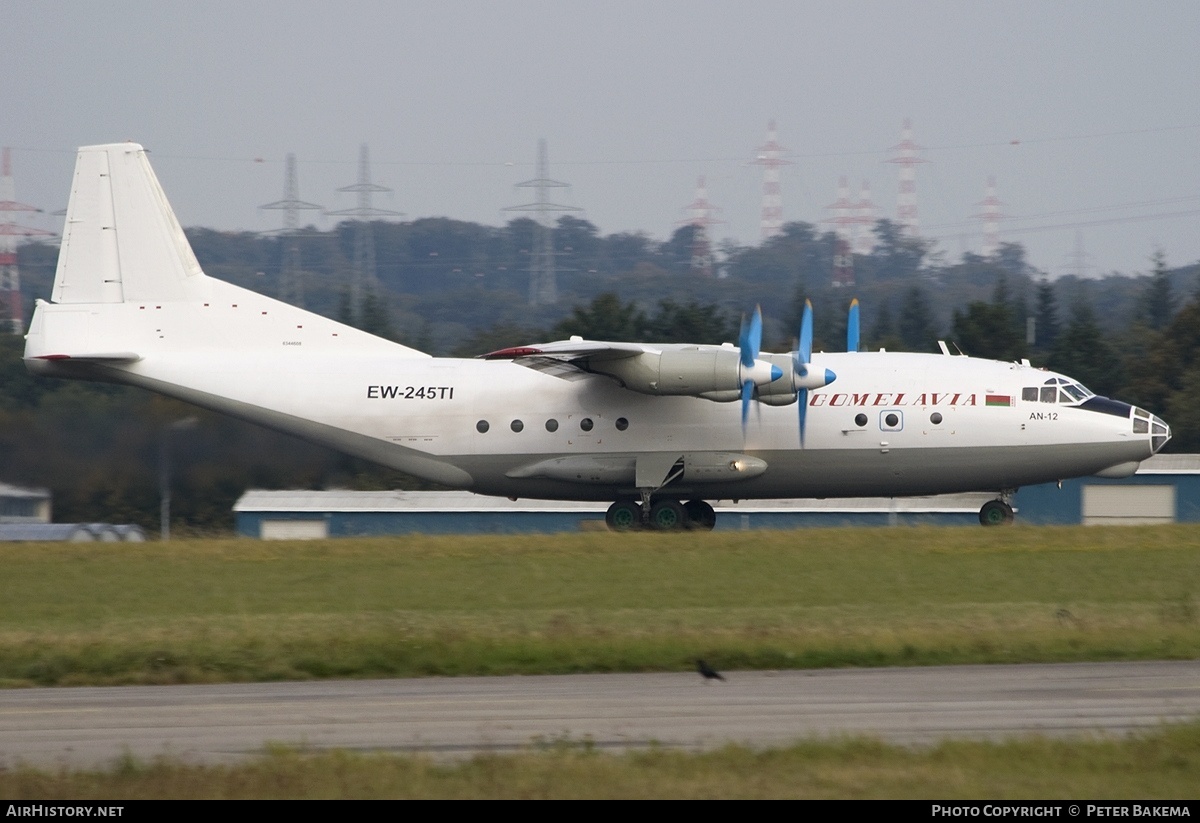 Aircraft Photo of EW-245TI | Antonov An-12BK | Gomelavia | AirHistory.net #697650
