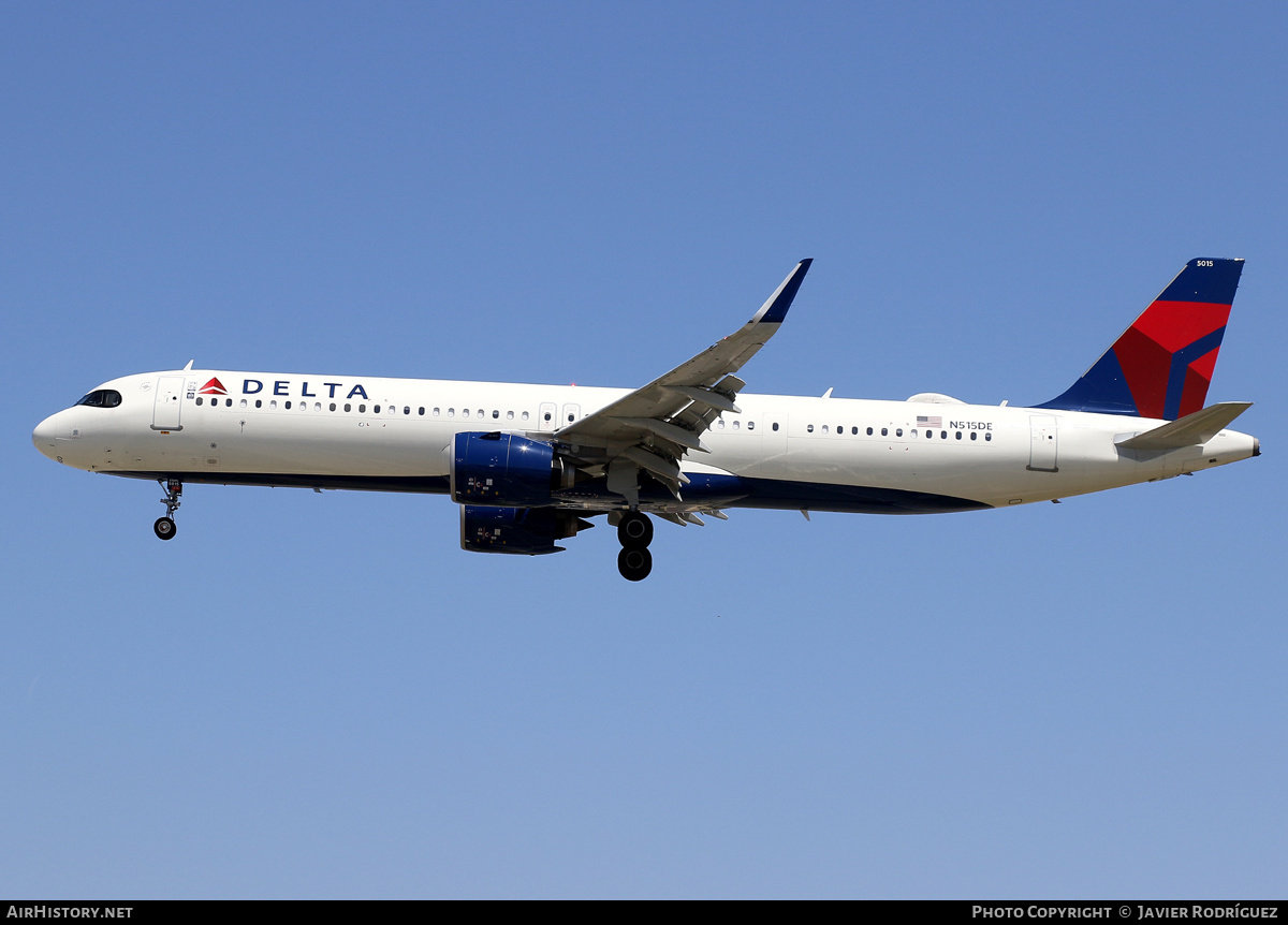Aircraft Photo of N515DE | Airbus A321-271NX | Delta Air Lines | AirHistory.net #697665