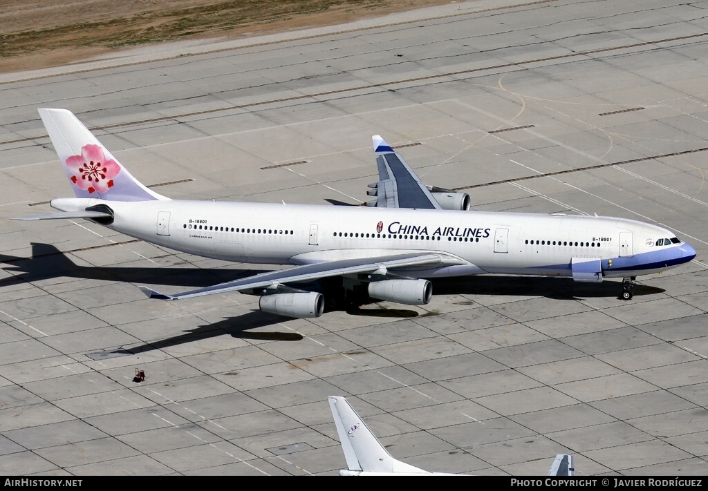Aircraft Photo of B-18801 | Airbus A340-313X | China Airlines | AirHistory.net #697694