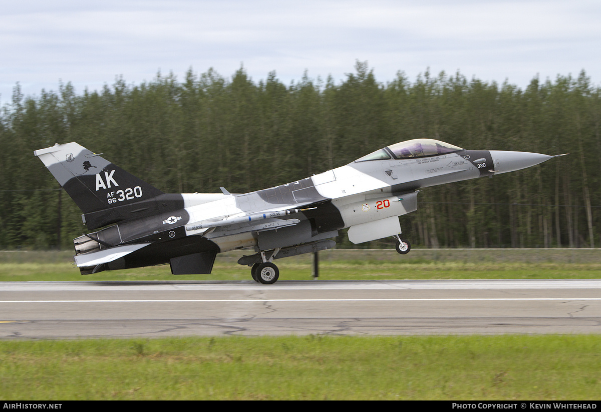 Aircraft Photo of 86-0320 / AF86-320 | General Dynamics F-16C Fighting Falcon | USA - Air Force | AirHistory.net #697698
