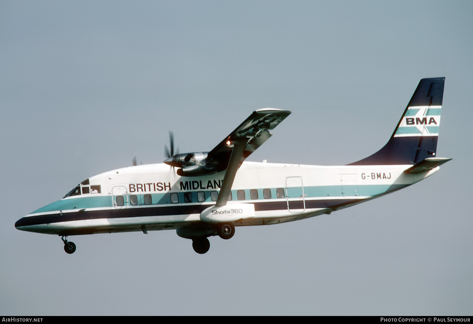 Aircraft Photo of G-BMAJ | Short 360-100 | British Midland Airways - BMA | AirHistory.net #697709