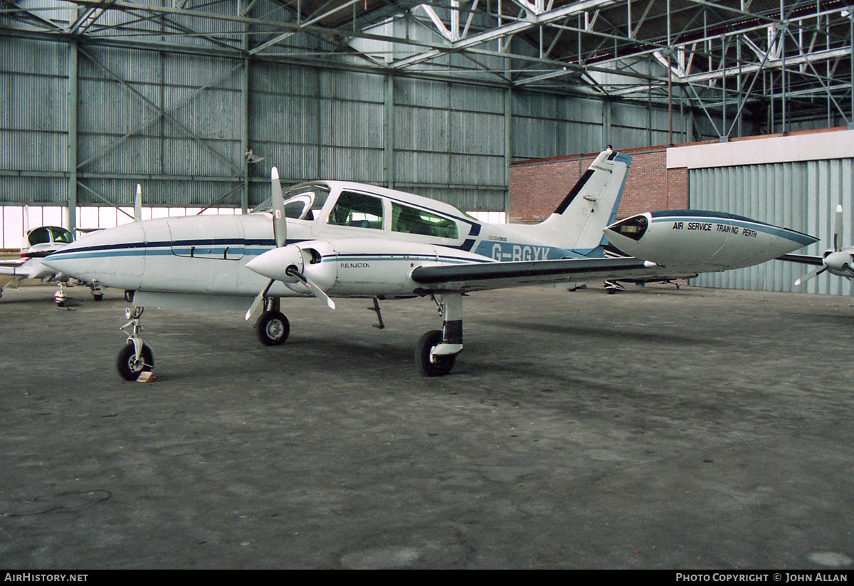 Aircraft Photo of G-BGXK | Cessna 310R | Air Service Training - AST | AirHistory.net #697764