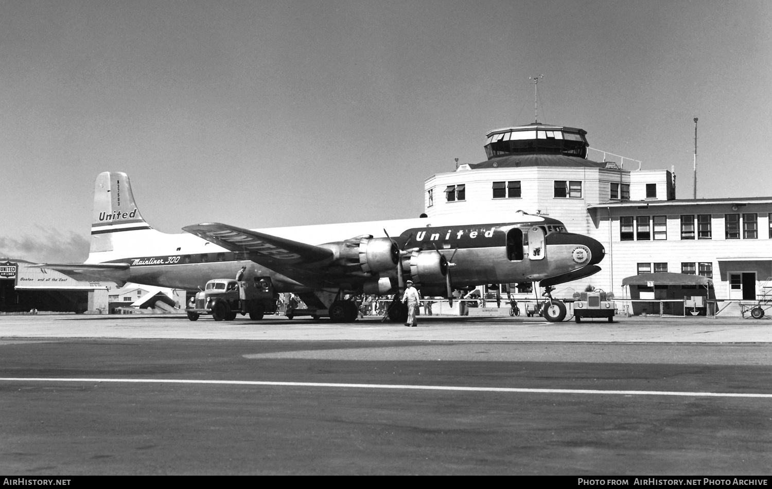 Aircraft Photo of N37503 | Douglas DC-6 | United Air Lines | AirHistory.net #697784