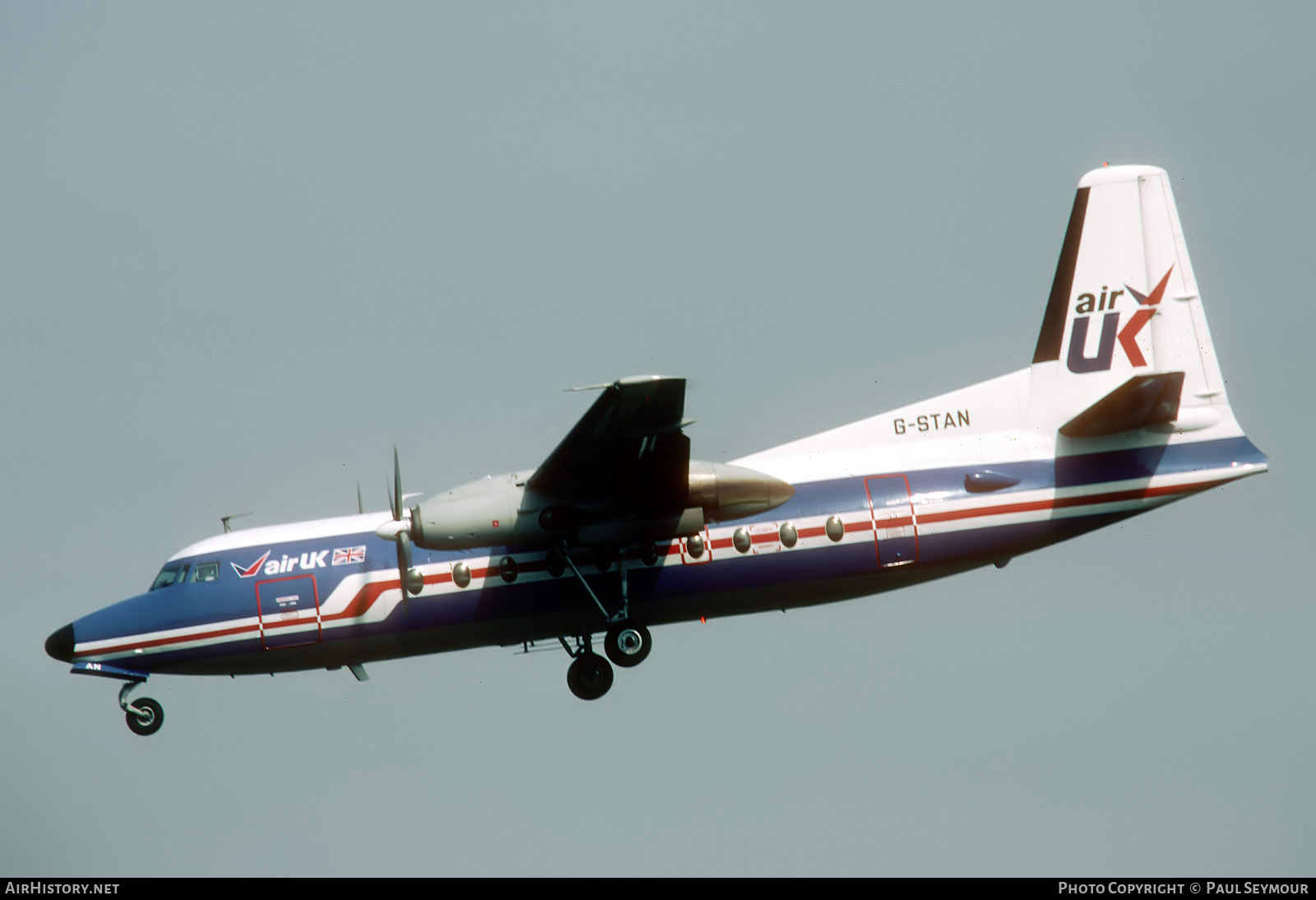 Aircraft Photo of G-STAN | Fokker F27-200 Friendship | Air UK | AirHistory.net #697828