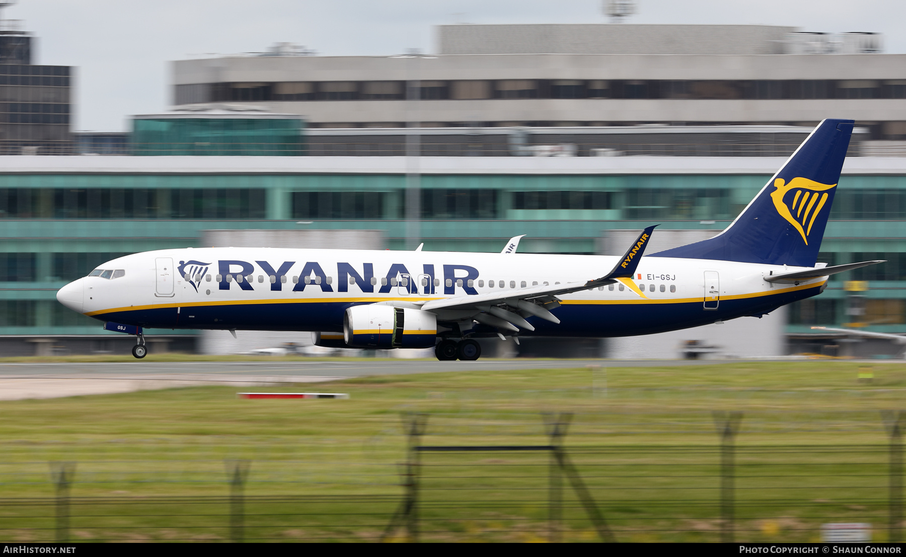 Aircraft Photo of EI-GSJ | Boeing 737-800 | Ryanair | AirHistory.net #697835