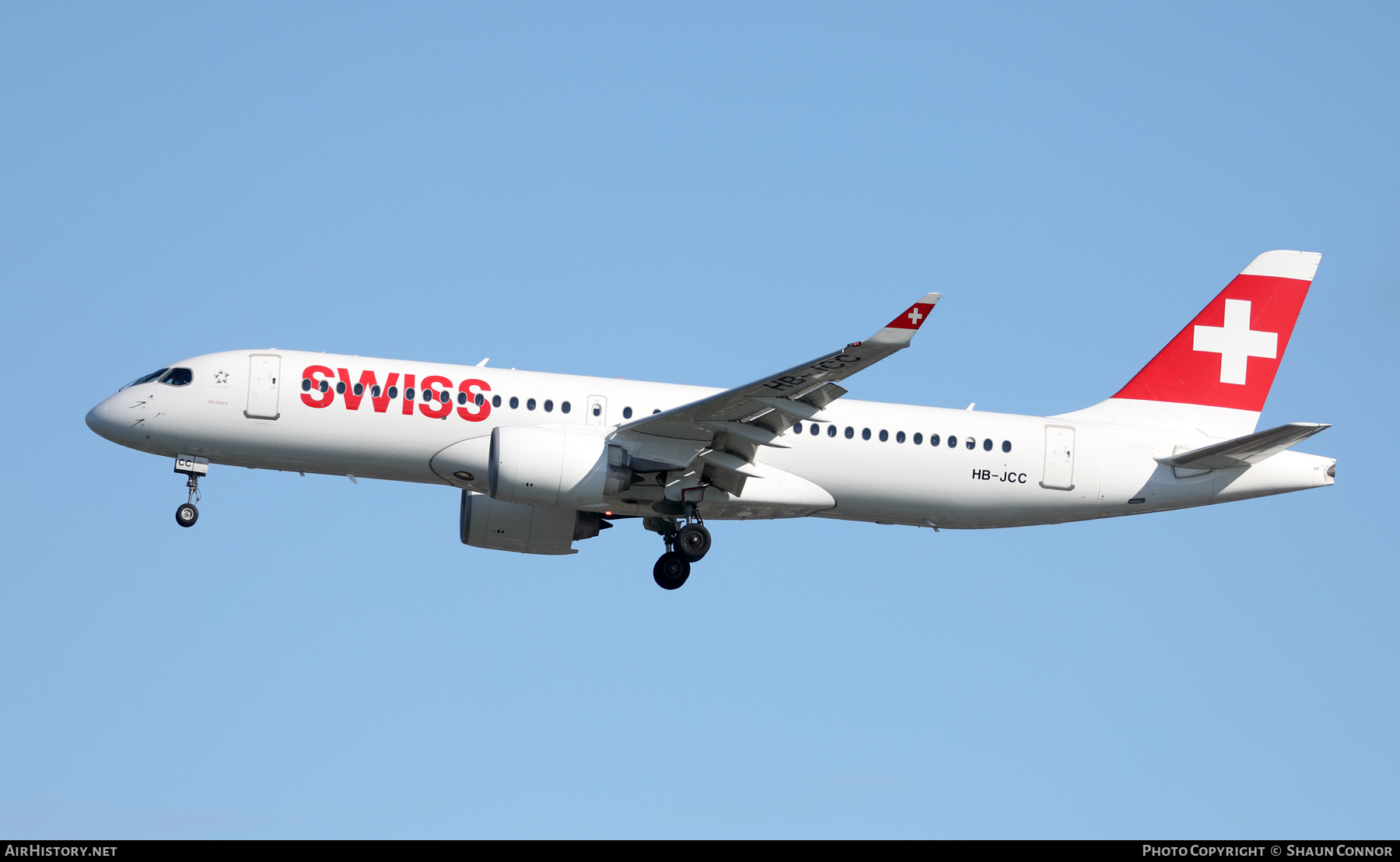 Aircraft Photo of HB-JCC | Bombardier CSeries CS100 (BD-500-1A10) | Swiss International Air Lines | AirHistory.net #697840