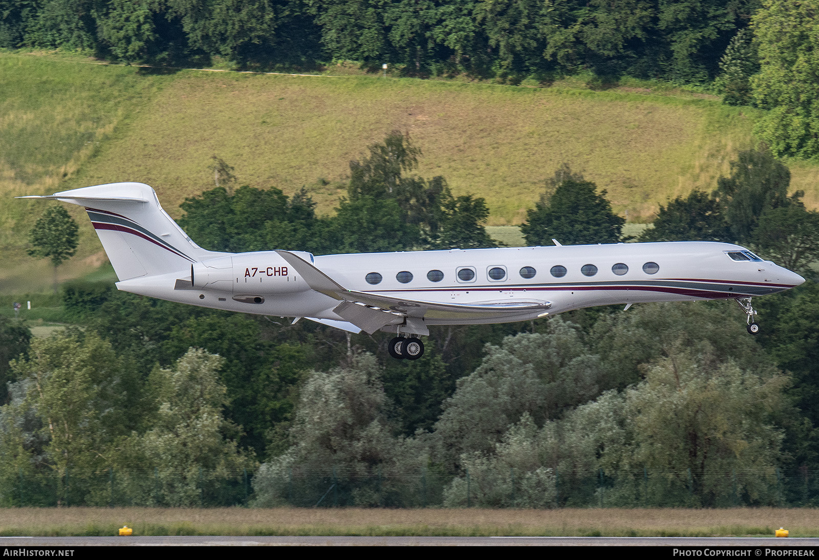 Aircraft Photo of A7-CHB | Gulfstream Aerospace G700 | AirHistory.net #697847
