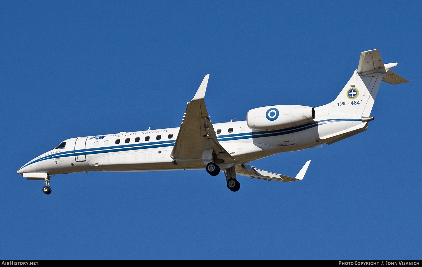 Aircraft Photo of 135L-484 | Embraer Legacy 600 (EMB-135BJ) | Greece - Air Force | AirHistory.net #697914