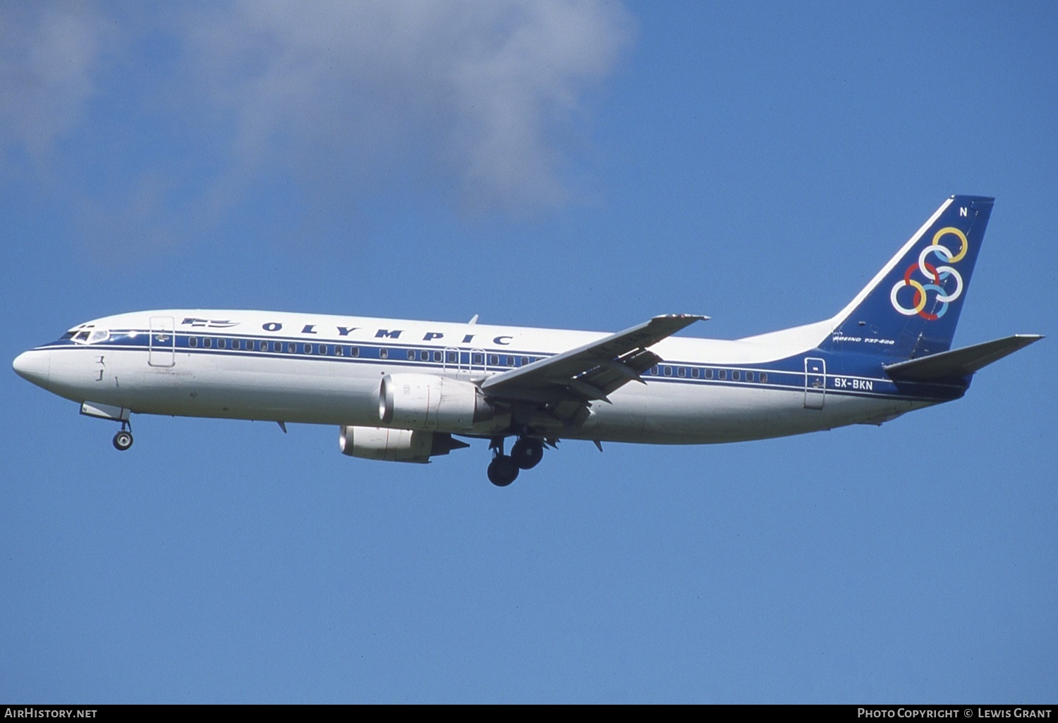 Aircraft Photo of SX-BKN | Boeing 737-4Q8 | Olympic | AirHistory.net #697929