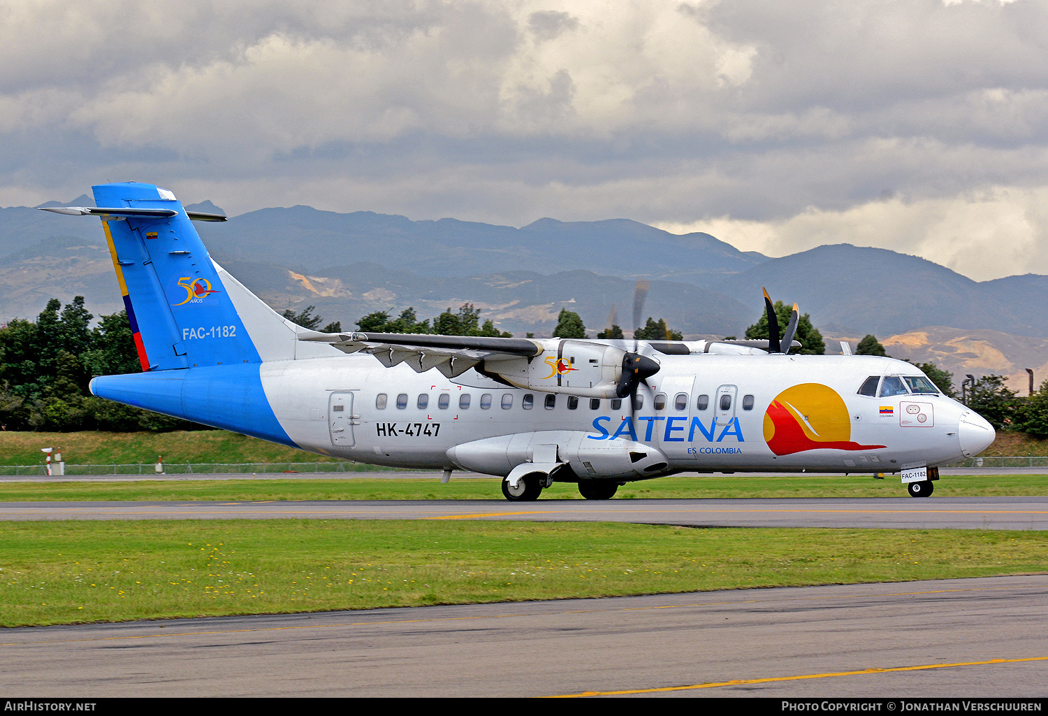 Aircraft Photo of FAC1182 / HK-4747 | ATR ATR-42-500 | Colombia - Satena | AirHistory.net #697939