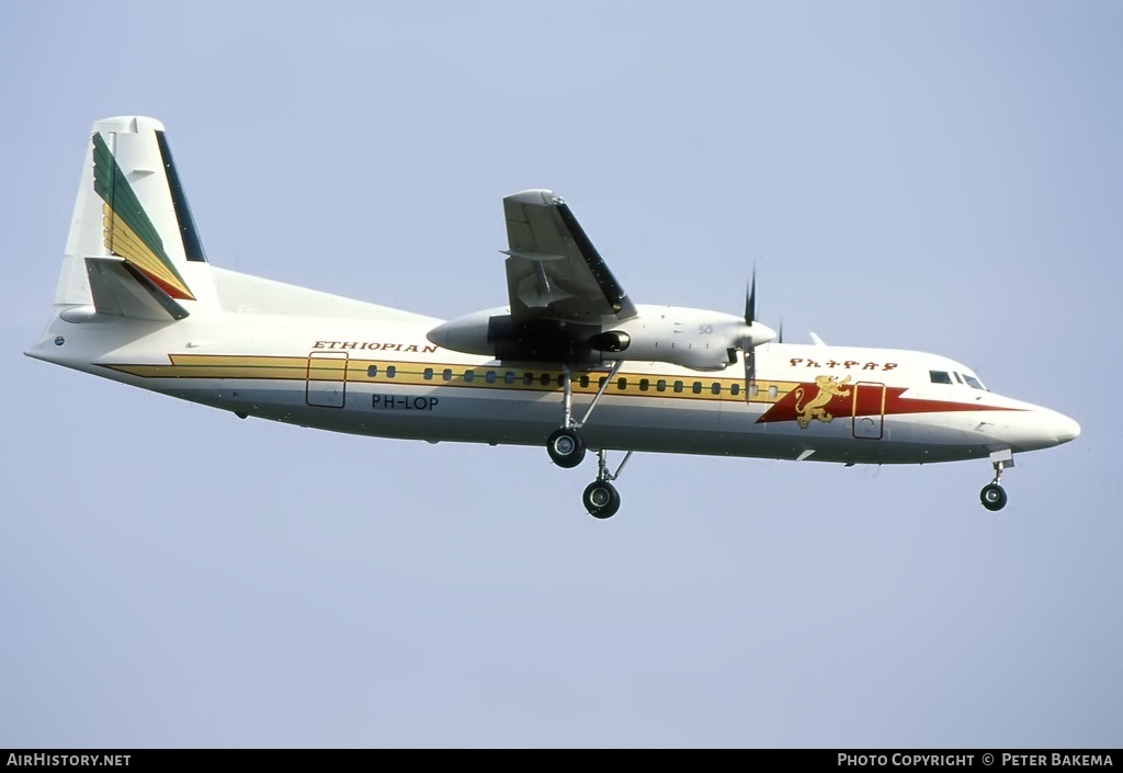 Aircraft Photo of PH-LOP | Fokker 50 | Ethiopian Airlines | AirHistory.net #697978