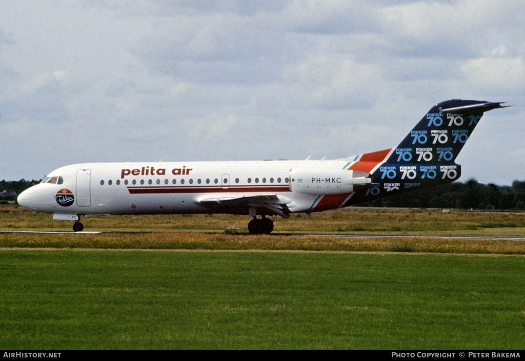 Aircraft Photo of PH-MKC | Fokker 70 (F28-0070) | Pelita Air Service | AirHistory.net #697980
