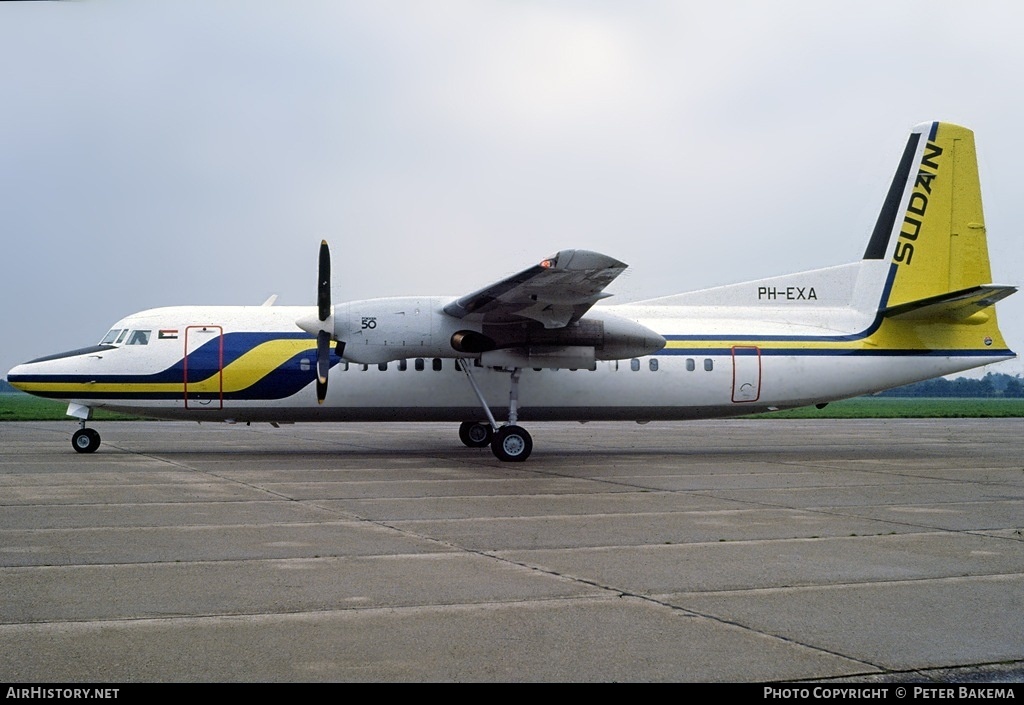 Aircraft Photo of PH-EXA | Fokker 50 | Sudan Airways | AirHistory.net #697981