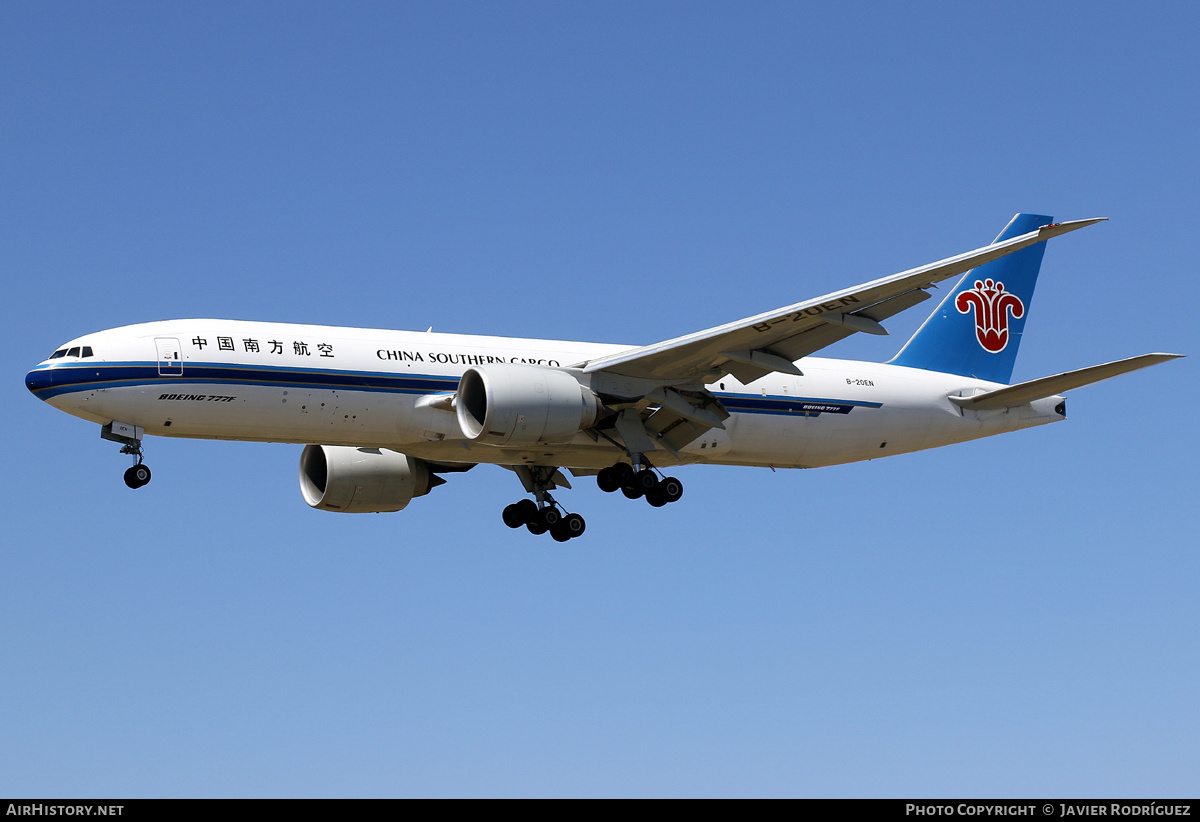 Aircraft Photo of B-20EN | Boeing 777-F | China Southern Airlines Cargo | AirHistory.net #698019