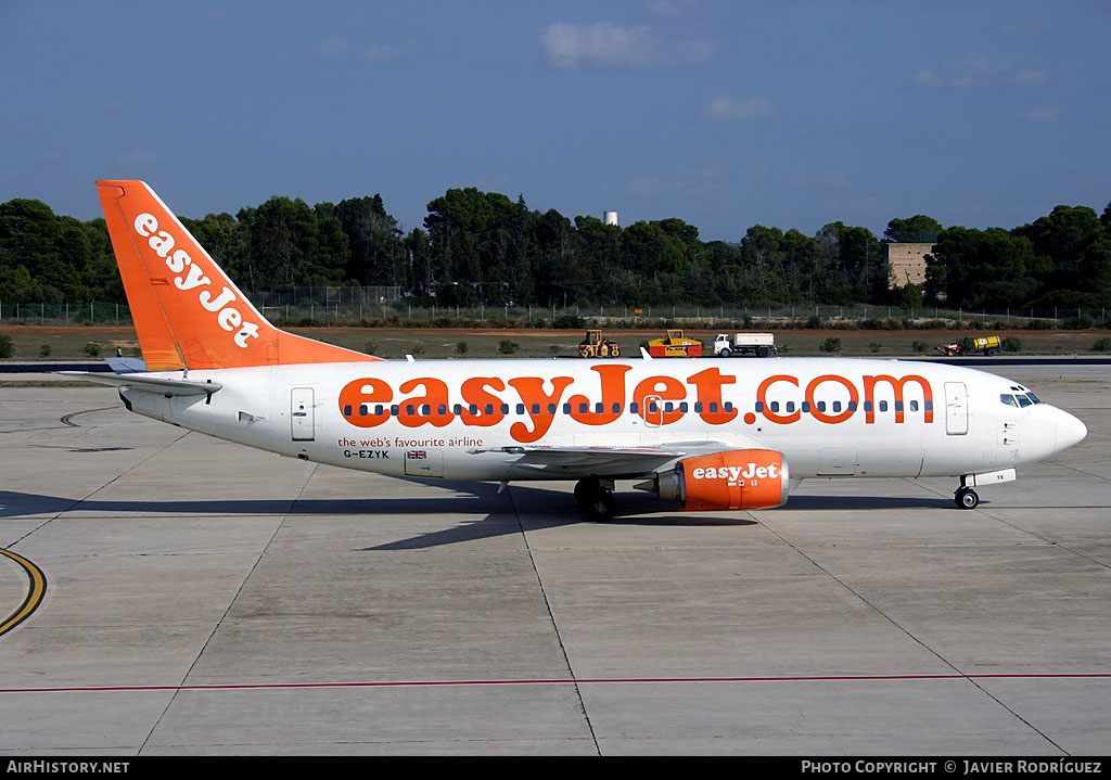 Aircraft Photo of G-EZYK | Boeing 737-33V | EasyJet | AirHistory.net #698021