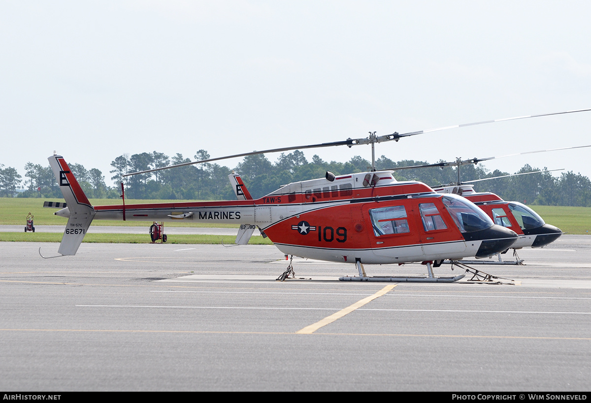 Aircraft Photo of 162671 / 62671 | Bell TH-57C SeaRanger (206B-3) | USA - Marines | AirHistory.net #698034