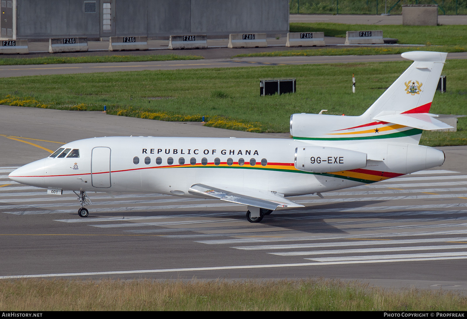 Aircraft Photo of 9G-EXE | Dassault Falcon 900EX | Republic of Ghana | AirHistory.net #698059