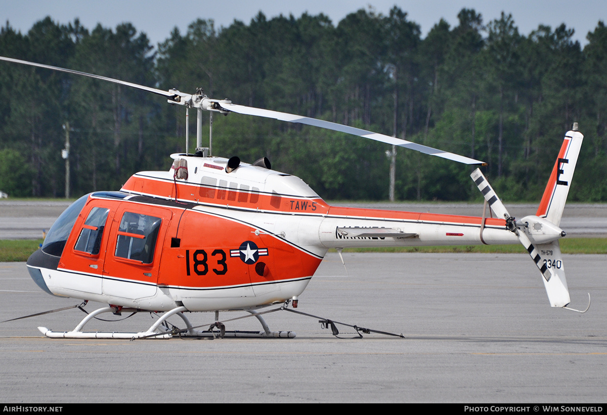 Aircraft Photo of 163340 | Bell TH-57B SeaRanger (206B-3) | USA - Marines | AirHistory.net #698075