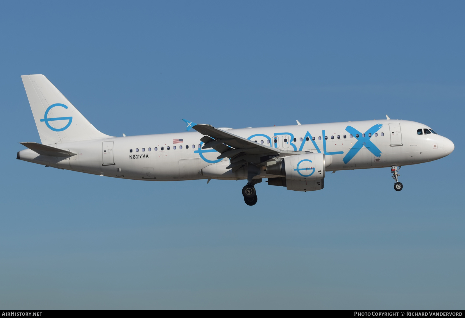 Aircraft Photo of N627VA | Airbus A320-214 | GlobalX | AirHistory.net #698094