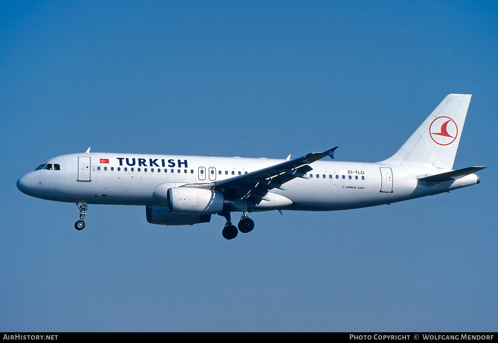Aircraft Photo of EI-TLG | Airbus A320-211 | Turkish Airlines | AirHistory.net #698099