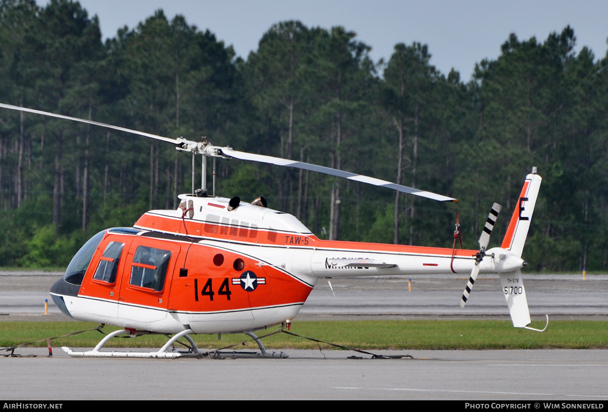 Aircraft Photo of 161700 | Bell TH-57B SeaRanger (206B-3) | USA - Marines | AirHistory.net #698154