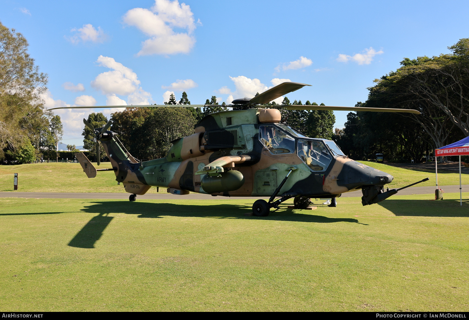 Aircraft Photo of A38-16 | Eurocopter EC-665 Tiger ARH | Australia - Army | AirHistory.net #698171