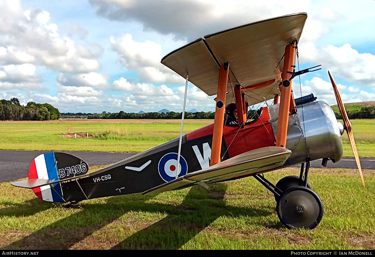 Aircraft Photo of VH-CSQ / B7406 | Airdrome Aeroplanes Sopwith Camel Replica | Australia - Air Force | AirHistory.net #698178