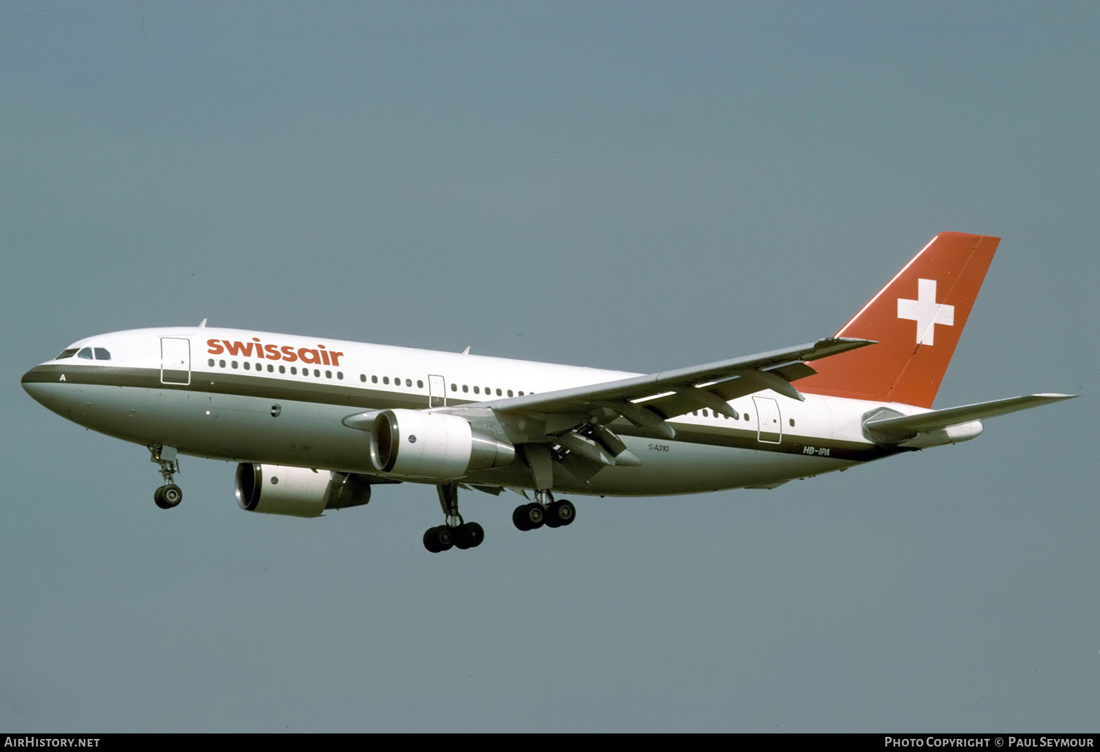 Aircraft Photo of HB-IPA | Airbus A310-221 | Swissair | AirHistory.net #698233