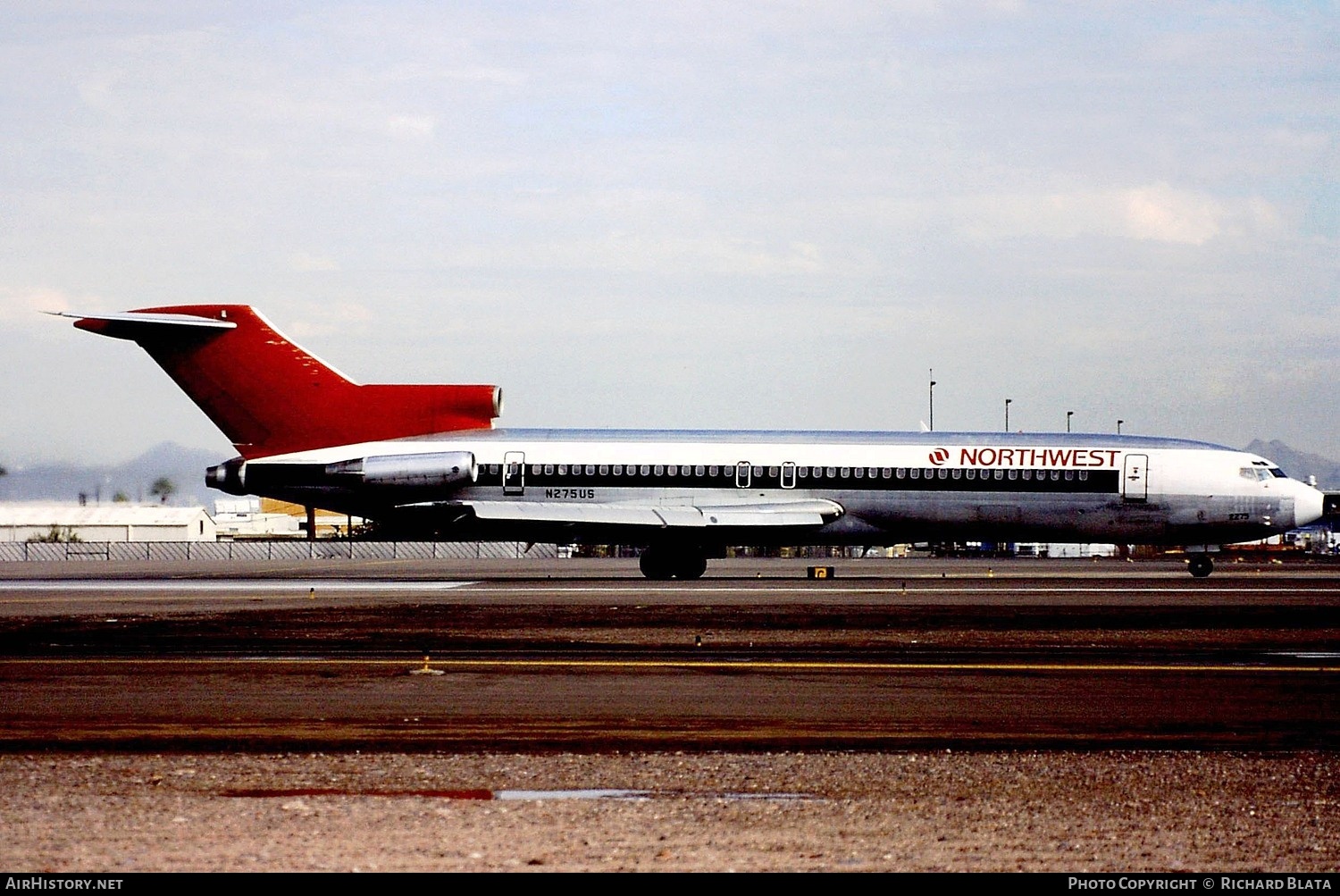 Aircraft Photo of N275US | Boeing 727-251/Adv | Northwest Airlines | AirHistory.net #698236