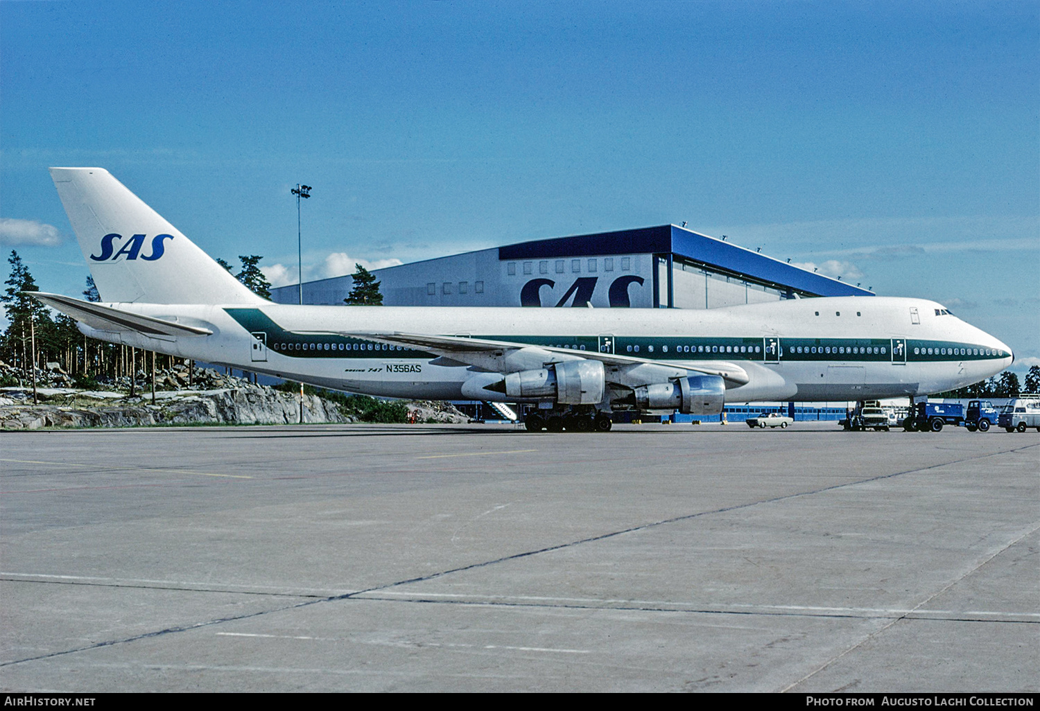 Aircraft Photo of N356AS | Boeing 747-143 | Scandinavian Airlines - SAS | AirHistory.net #698259