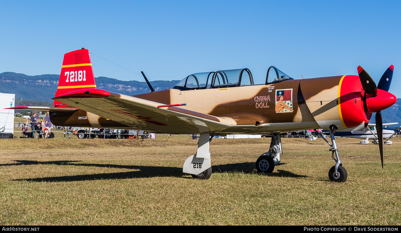 Aircraft Photo of VH-CJX / 72181 | Nanchang CJ-6A | China - Air Force | AirHistory.net #698268