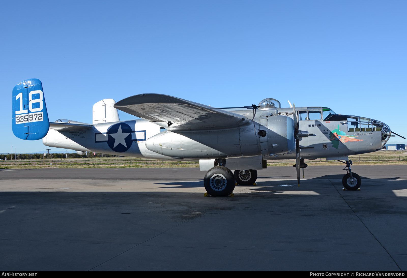 Aircraft Photo of N125AZ / 335972 | North American TB-25N Mitchell | Commemorative Air Force | USA - Air Force | AirHistory.net #698277