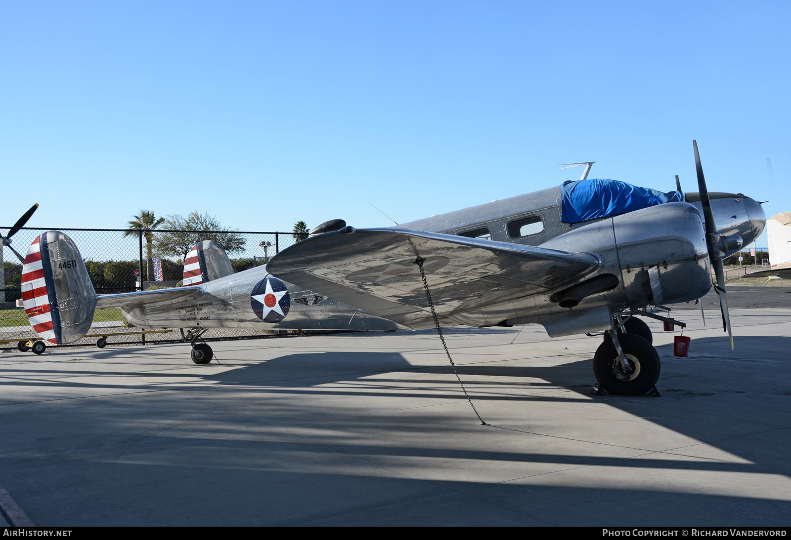 Aircraft Photo of N145AZ / 44511 | Beech D18S | Commemorative Air Force | USA - Air Force | AirHistory.net #698290