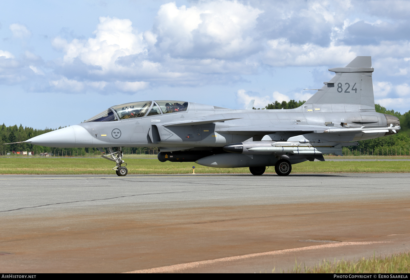 Aircraft Photo of 39824 | Saab JAS 39D Gripen | Sweden - Air Force | AirHistory.net #698336