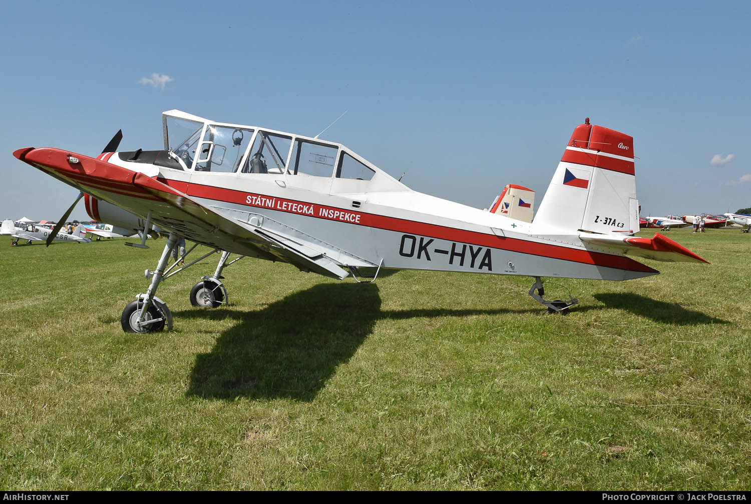 Aircraft Photo of OK-HYA | Zlin Z-37A-C3 Cmelak | Státní Letecká Inspekce | AirHistory.net #698348