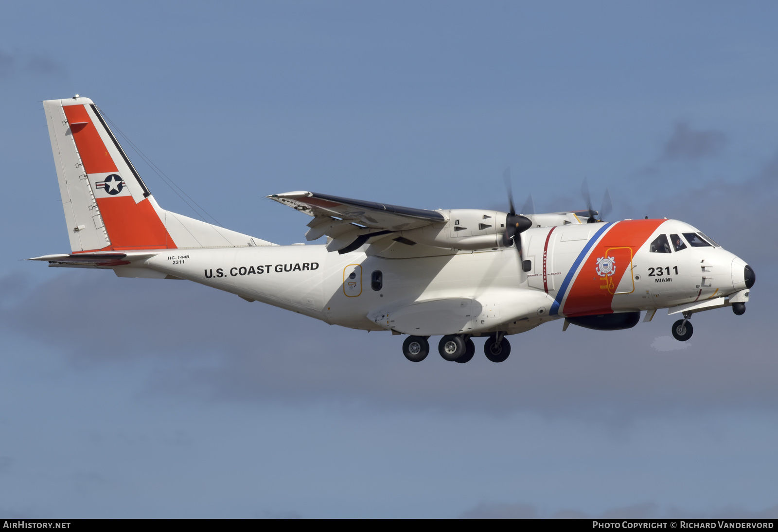 Aircraft Photo of 2311 | CASA/IPTN HC-144B Ocean Sentry | USA - Coast Guard | AirHistory.net #698399