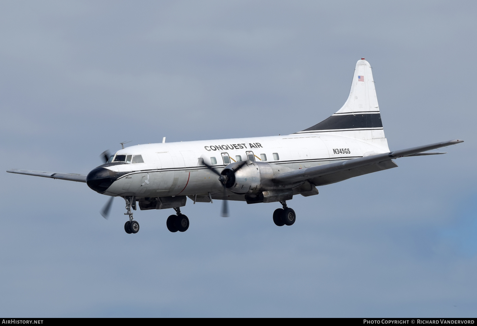 Aircraft Photo of N345GS | Convair C-131F | Conquest Air | AirHistory.net #698405