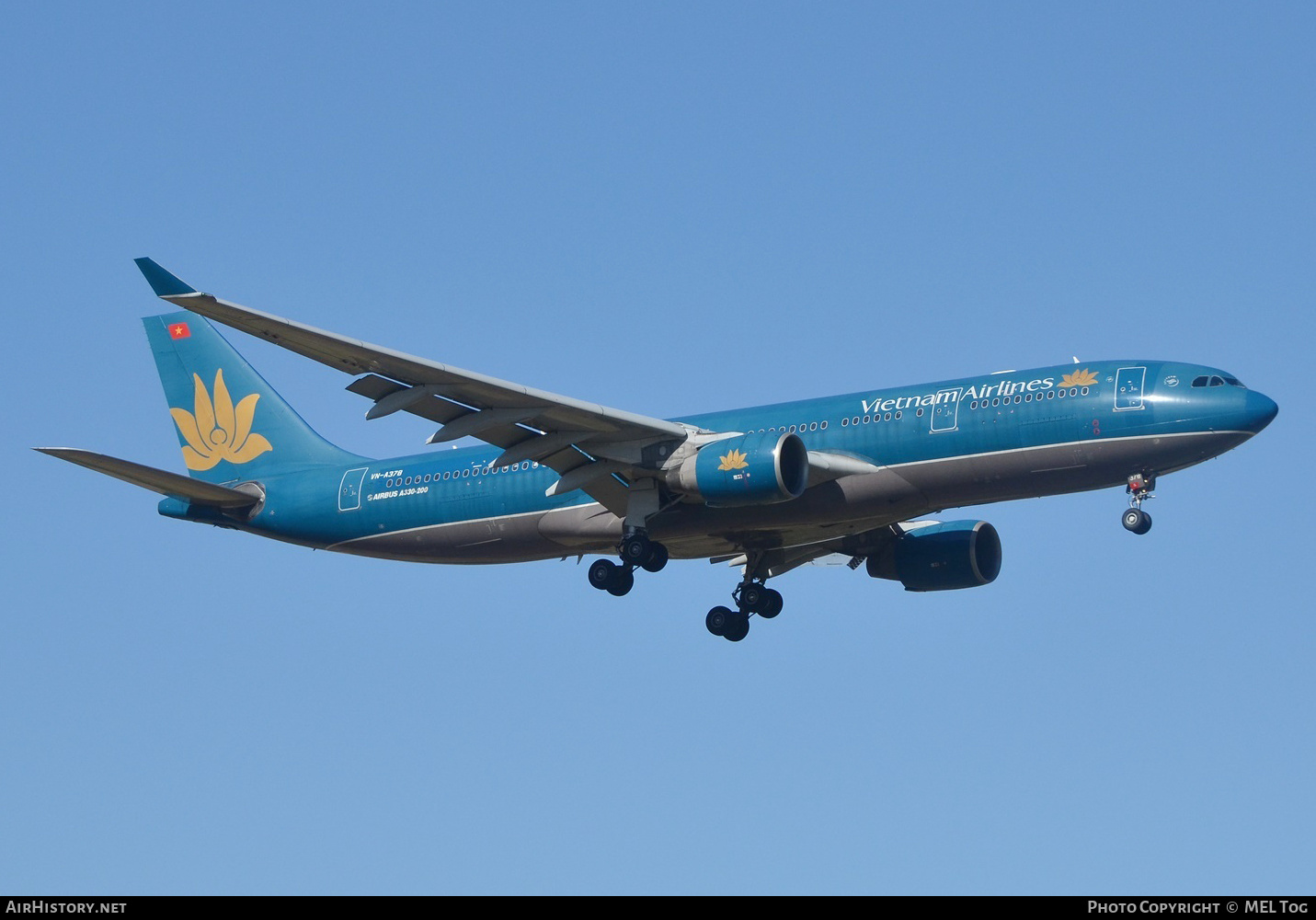 Aircraft Photo of VN-A378 | Airbus A330-223 | Vietnam Airlines | AirHistory.net #698418