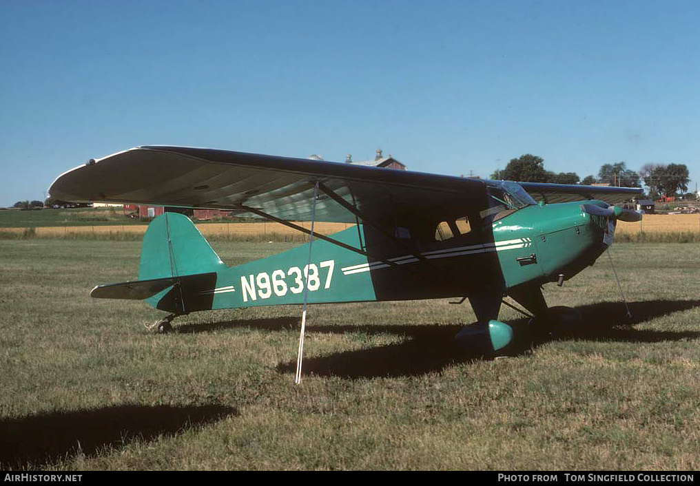 Aircraft Photo of N96387 | Taylorcraft BC-12D | AirHistory.net #698420