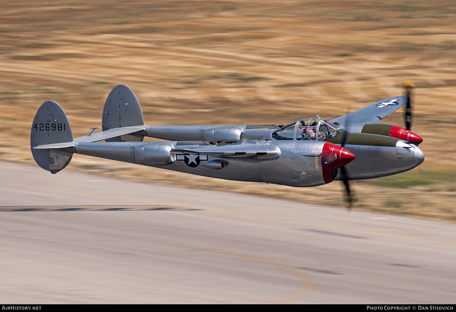Aircraft Photo of N7723C / 426981 | Lockheed P-38L Lightning | USA - Air Force | AirHistory.net #698421